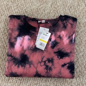 William Rast NWT Rosewood Meaghan tiedye dolman sleeve sweatshirt w/pockets sz M